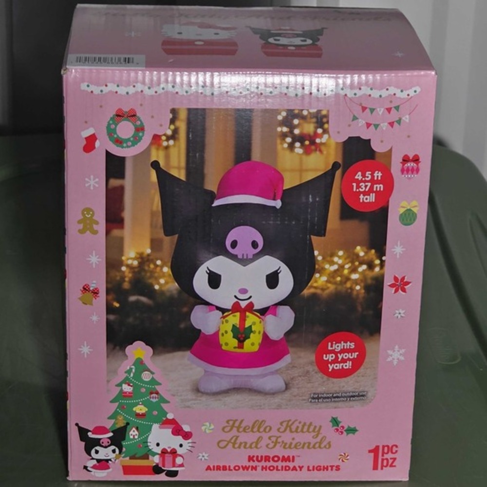 Hello Kitty And Friends Kuromi Christmas Yard Airblown Inflatable 4.5' XMAS NEW